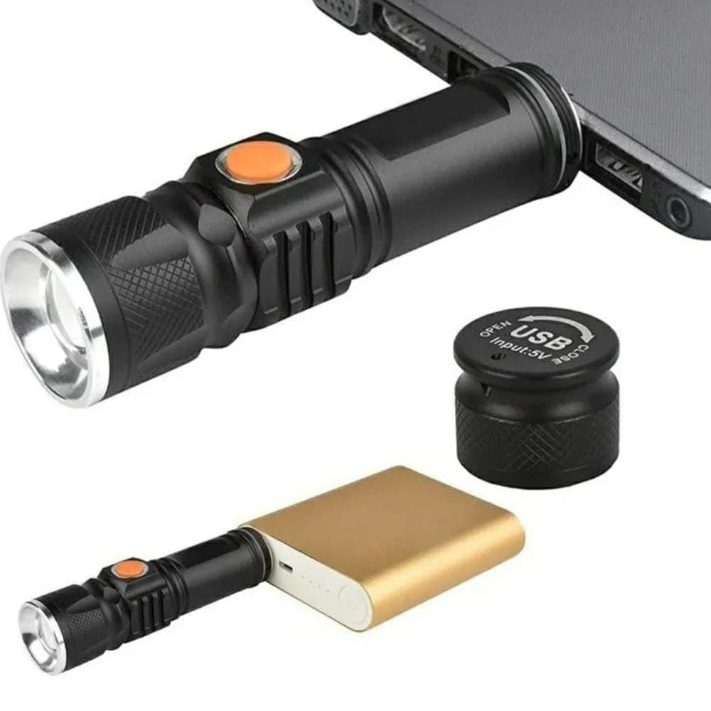 Linterna Militar LED USB 8
