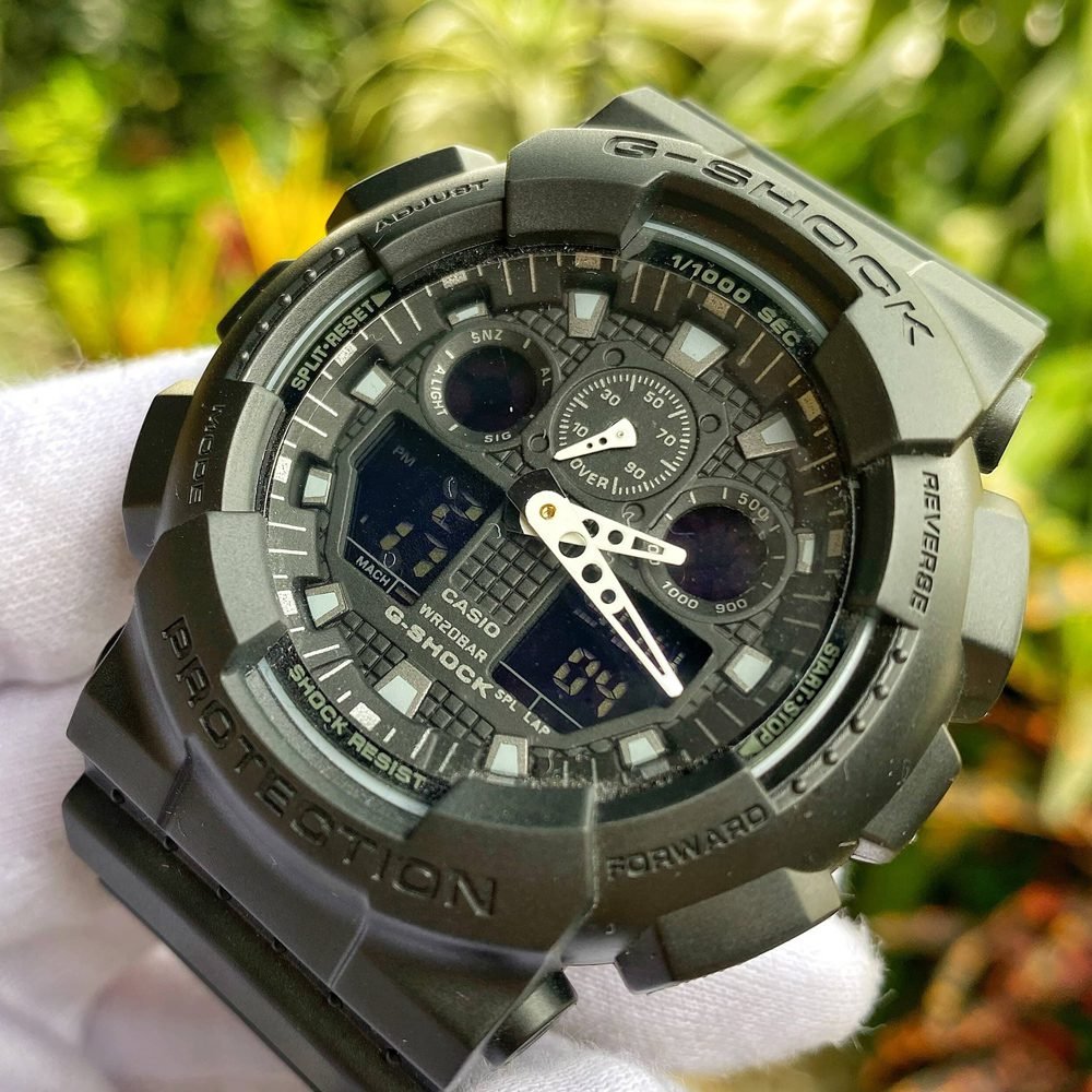 Reloj G-Shock Ga-100CM Negro Mate Réplica 7
