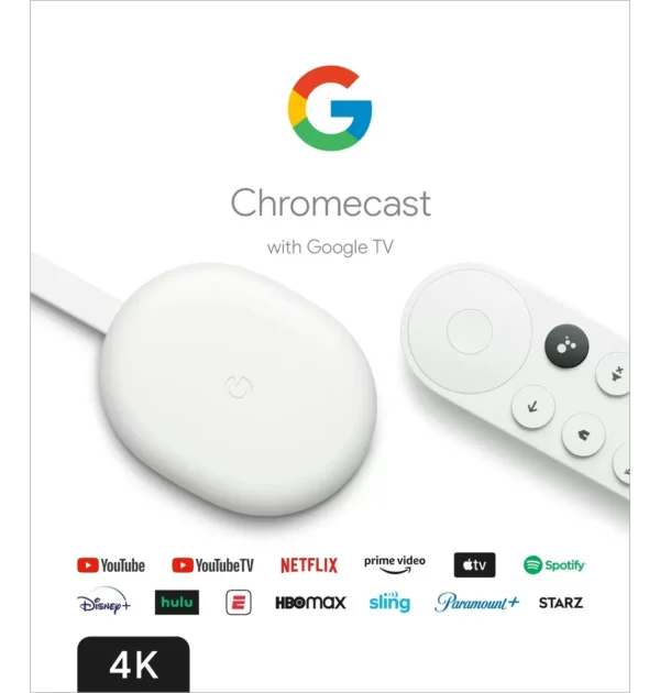 Google Chromecast 4 Tv HD